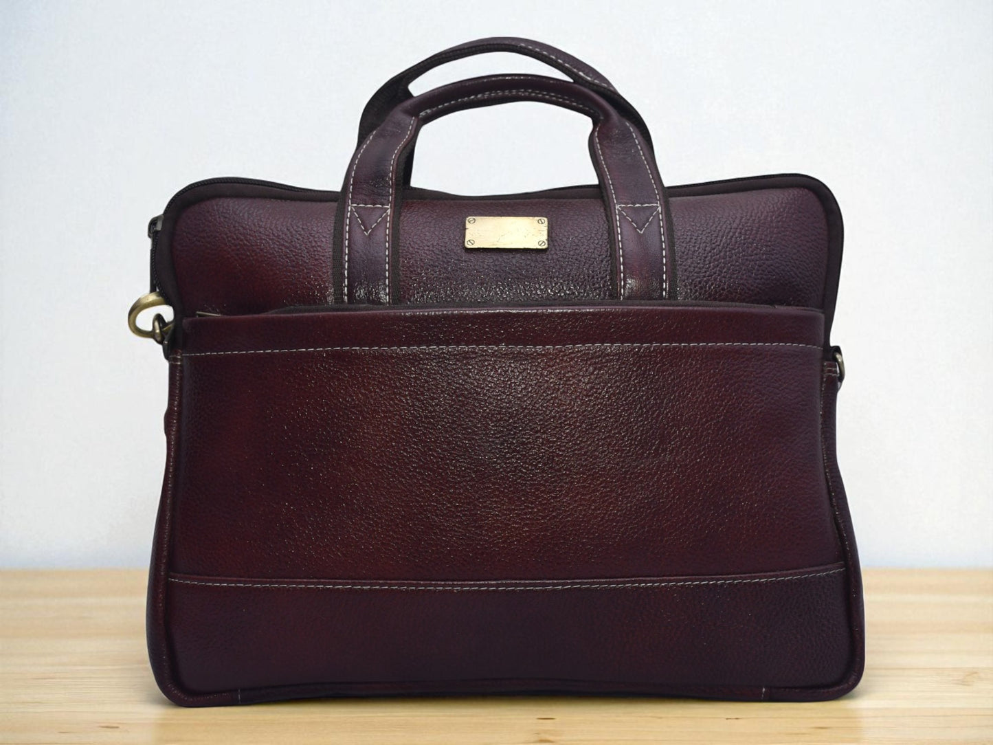 Birsa Craft Leather laptop Stylish  Bag