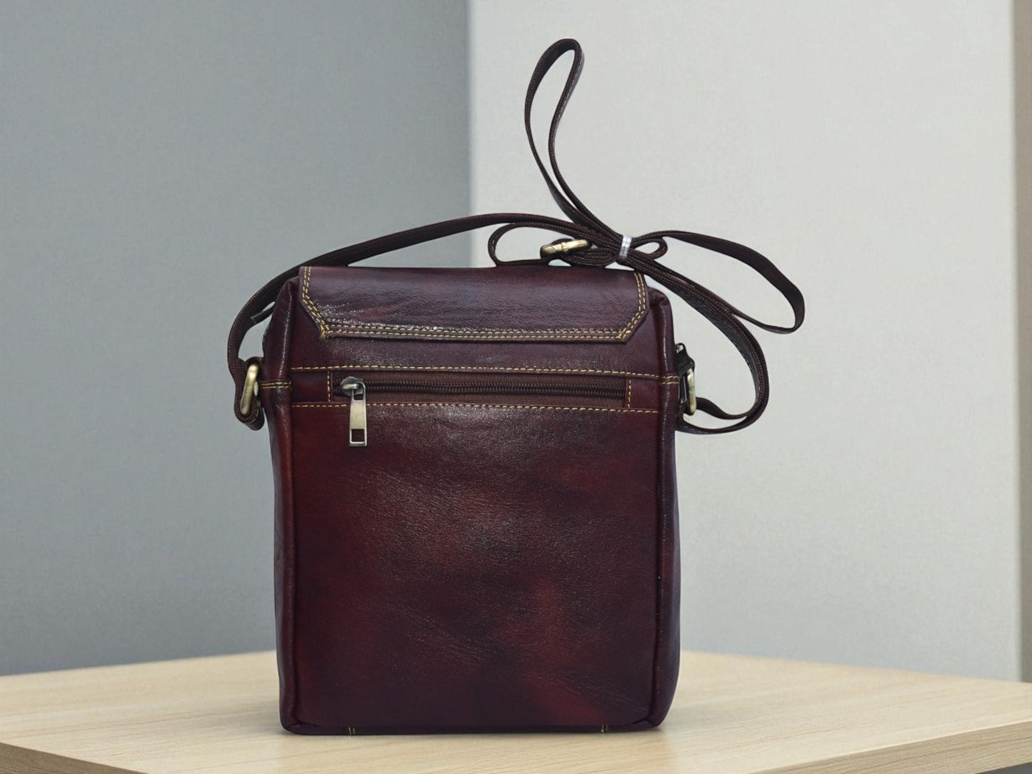 Birsa craft Genuine Leather  Men  & Women Sling Stylish handmade Bag