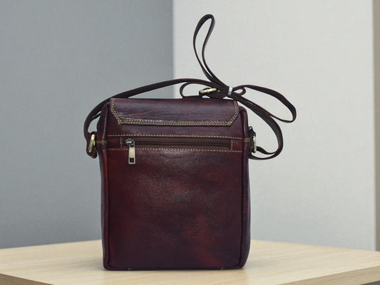 Birsa craft Genuine Leather  Men  & Women Sling Stylish handmade Bag