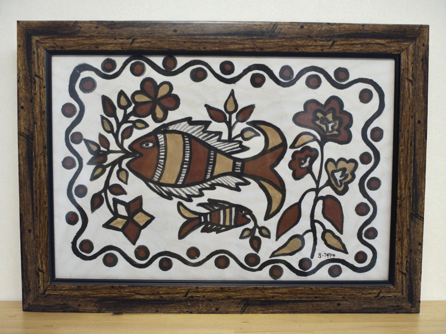Wall Hanging Sohrai painting for Decor or gifting