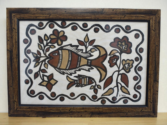 Wall Hanging Sohrai painting for Decor or gifting