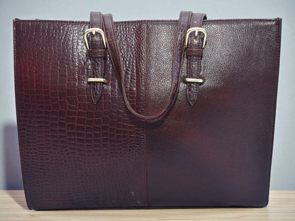 Birsa Craft WomenGenuine Bag Leather Handbag Purses And Soft Shoulder Satchel Bags.