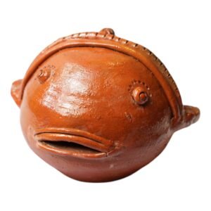 Handcrafted Terracotta Fish Coin Bank / Gullak