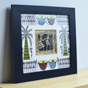 Handcrafted Sohrai / Tribal Art Framed Wall Painting