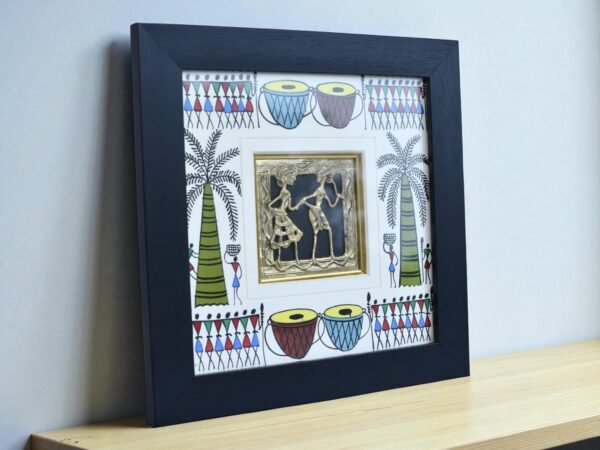 Handcrafted Sohrai / Tribal Art Framed Wall Painting