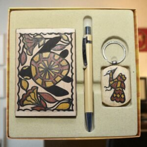 Handcrafted Sohrai / Tribal Art Stationery Gift Set