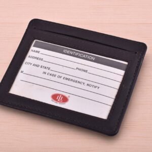 Leather ID Card Holder / Badge Protector
